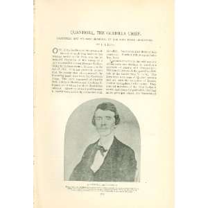   William Quantrell Betrayal of Iowa Slave Liberators 