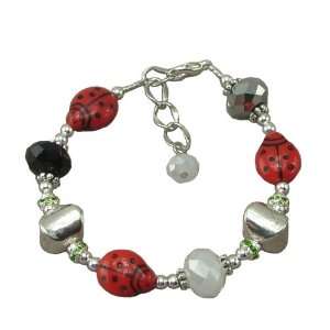  Fancy Ladybug, Adjustable Bracelet Jewelry