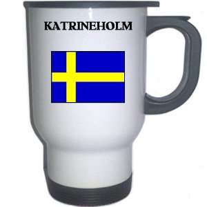  Sweden   KATRINEHOLM White Stainless Steel Mug 
