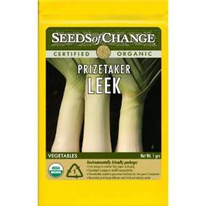  Seeds of Change S17514 Certified Organic Prizetaker Leek 