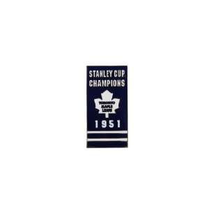 NHL Toronto Maple Leafs Banner Pin 1951