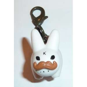  Kidrobot Mustache White Keychain/Zipper Pull Everything 
