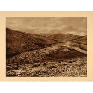  1926 Old City Jerusalem Kidron Valley Photogravure NICE 