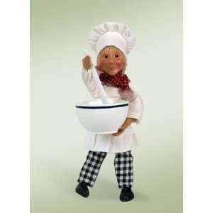 Kindles Batter with Mixing Bowl Baker Bendable Poseable Christmas 