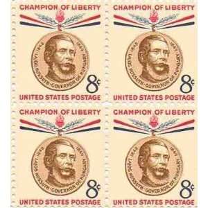  Lajos Kossuth Set of 4 x 8 Cent US Postage Stamps NEW 