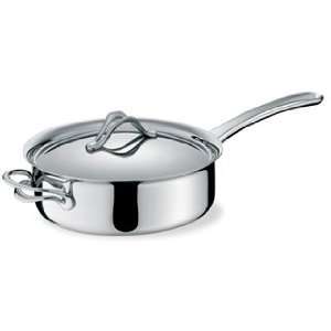 Lagostina Melodia Stainless Steel Tri Ply 4 Qt. Saute Pan with Lid 