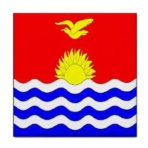  Kiribati Flag Tile Trivet 