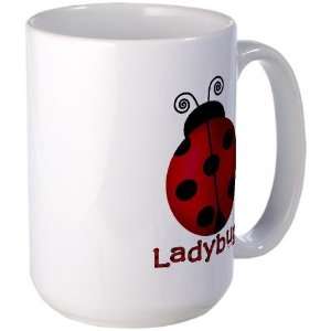  Cute Ladybug Chinese Large Mug by  Everything 