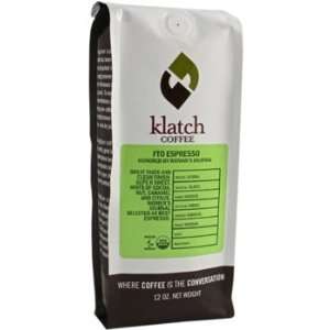 Klatch Coffee   FTO Klatch House Espresso Coffee Beans   12 oz  