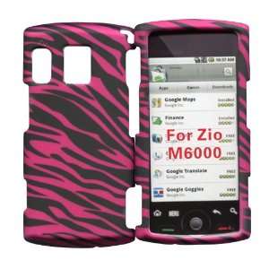  Zebra Hot Pink Sanyo Zio by Kyocera M6000 Cricket Case 