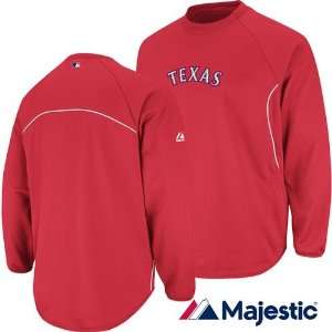  Texas Rangers Therma Base Tech Fleece Pocketed Sweatshirt 