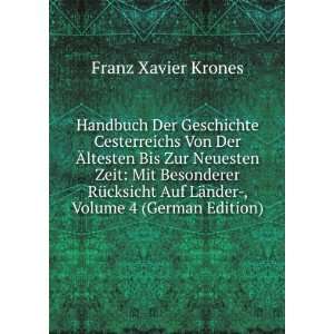   Auf LÃ¤nder , Volume 4 (German Edition) Franz Xavier Krones Books