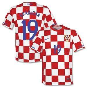   10 11 Croatia Home Jersey + Kranjcar 19 (Fan Style)