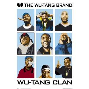 Music Hip Hop Calendars Wu Tang Clan   Brand   35.7x23.8 
