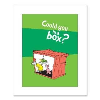 Dr. Seuss Green Eggs and Ham Could You in a Boxs Print 8 x 10
