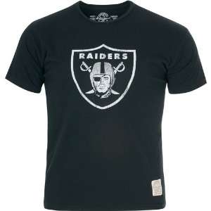  Retro Sport Oakland Raiders Short Sleeve T Shirt Large 