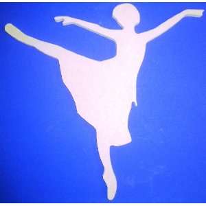  Unfinished Wood Leaping Ballerina 16 X 15 Arts, Crafts 