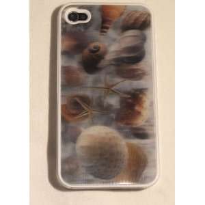  Illusion 3D conch hard case for iPhone 4 Cell Phones 