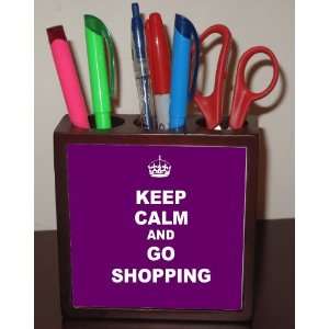  Rikki KnightTM Keep Calm and Go Shopping   Purple Color 5 