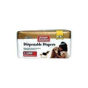  PUPSTERS DISPOSABLE DIAPERS, Color WHITE; Size X LARGE 
