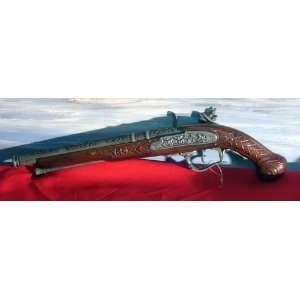   Collectible Replica Fashion Brass Wood Made Spain Gun