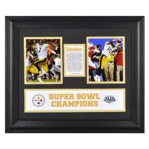  Pittsburgh Steelers Super Bowl XLIII Champions Framed Two 