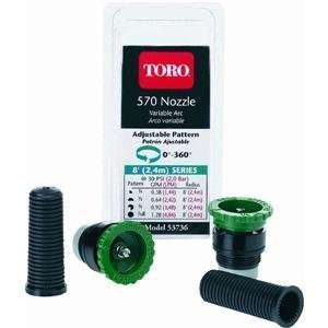  Toro 53736 Adjustable Underground Sprinkler Nozzle 8 Foot 