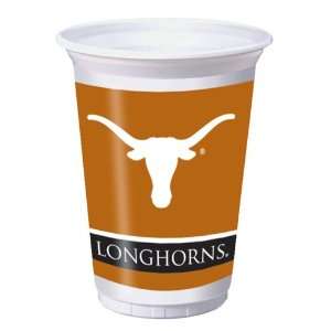  University of Texas Plastic Beverage Cups Toys & Games