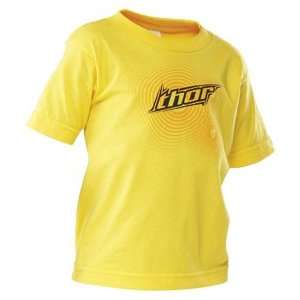   Thor Motocross Toddler Cube T Shirt   3T/Yellow Automotive