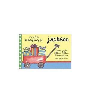  Wagon Birthday Invitation Birthday Party Invitations 