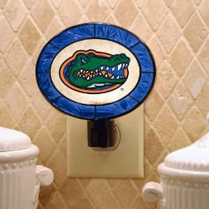  Pack of 3 NCAA Florida Gators Stained Glass Night Lights 