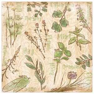  Herb Garden Scrapbook Paper