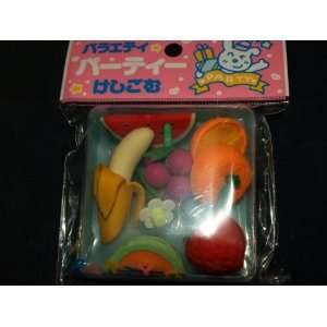  Japanese Food Eraser Set in Case Toys & Games