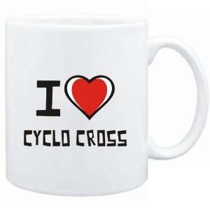  Mug White I love Cyclo Cross  Sports