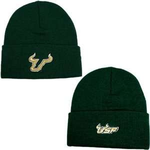 Top of the World South Florida Bulls Green Knit Beanie 