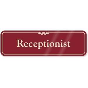  Receptionist ShowCase Sign, 10 x 3