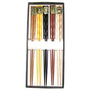  Wooden Chopsticks Box Set