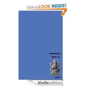 Reiseskizzen Nepal u. a. (German Edition) Guenther Eck  