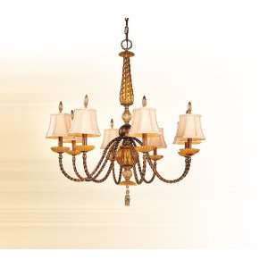 BOMBAY 8LT CHANDELIER HEIRLOOM 