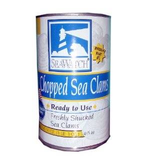 Chincoteague Seafood Chopped Ocean Clams, 15 Ounce Cans (Pack of 12 