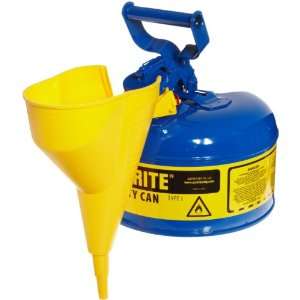  Justrite 7110310 Type I Galvanized Steel Safety Can with 