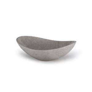  Xylem MAVE158OGR Oval Stone Vessel, Grey Marble
