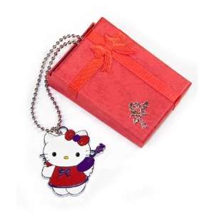   Cute Red Purple Famous Kitty Pendant Necklace Fashion Jewelry Jewelry