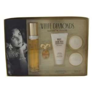  White Diamonds by Elizabeth Taylor 4pc Gift Set Health 