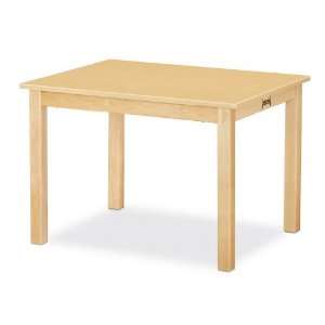   Multi Purpose Rectangle Table   24Inches High   Maple