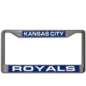  Kansas City Royals Laser Etched Chrome License Plate Frame 