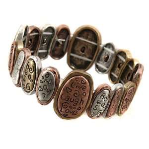   Desinger Inspired Multi Color with Circle Shape Cuff Bangle Bracelet