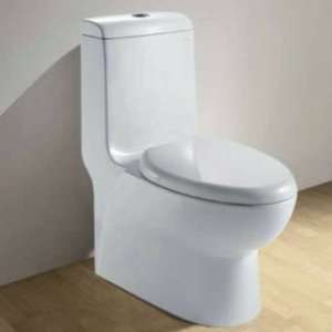Ariel Bath CO 1038 Contemporary 14W x 32H European Toilet in White w
