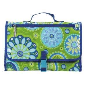 Quick Change Kit with Baby Wipes Box   Gypsy Paisley Green