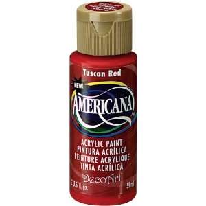 Americana Acrylic Paint 2 Ounces Tuscan Red 